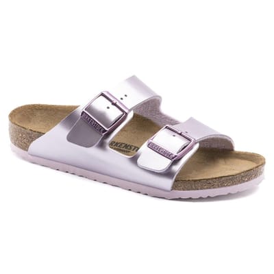 Birkenstock Birkenstock Arizona BF Electric Metallic Lilac Kadın Terlik