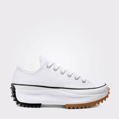 Converse Converse Run Star Hike Unisex Beyaz Platform Sneaker 168817C.102