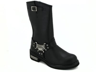 Harley Davidson Harley Davidson Bailey Erkek Deri Siyah Çizme