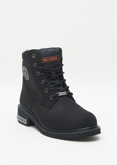 Harley Davidson Harley Davidson Jim Erkek Siyah Nubuk Bot
