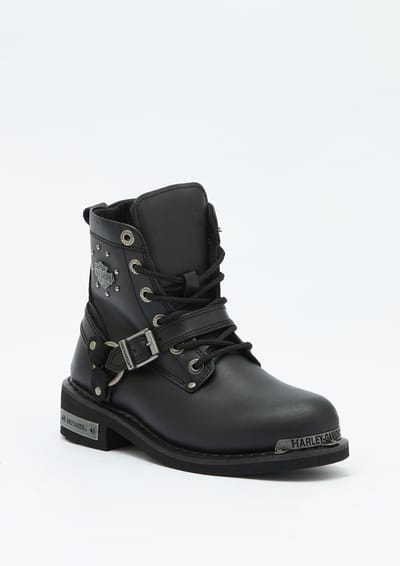 Harley Davidson Harley Davidson Becky Kadın Siyah Deri Bot