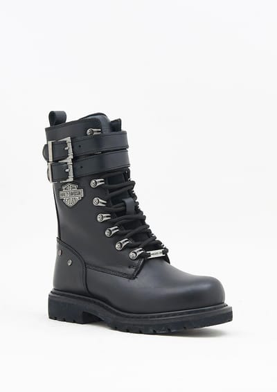 Harley Davidson Harley Davidson Gladis Kadın Deri Siyah Bot