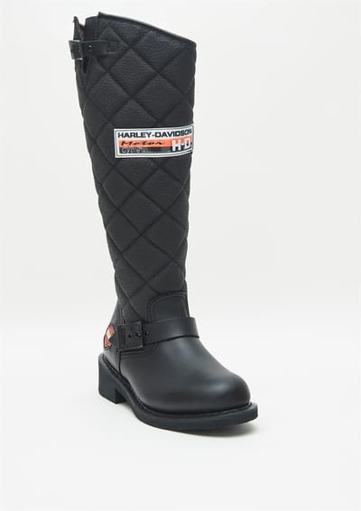 Harley Davidson Harley Davidson Laconia Hi 646 Kadın Siyah Deri Çizme