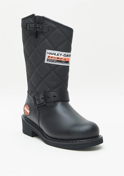Harley Davidson Harley Davidson Laconia 644 Kadın Deri Siyah Çizme