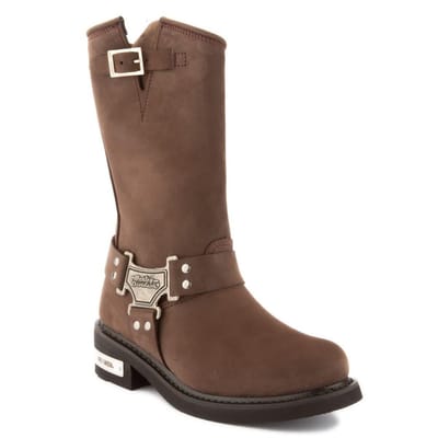 Harley Davidson Harley Davidson Bailey Erkek Nubuk Kahverengi Çizme