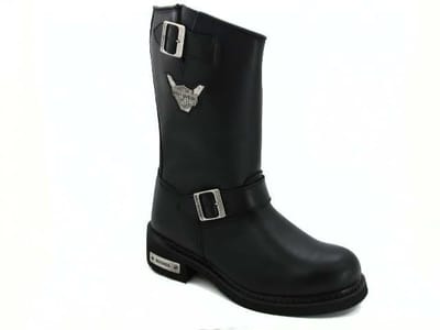 Harley Davidson Harley Davidson Aquino Erkek Deri Siyah Çizme