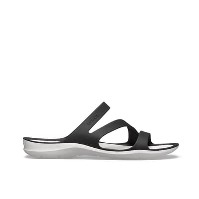 Crocs Crocs Swiftwater Sandal W Black White 203998-066 Kadın Terlik
