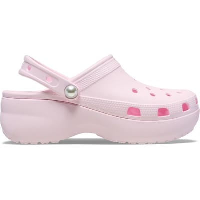 Crocs Crocs Classic Platform Pearl Clog - Pink Milk 211231-6ZW Kadın Pembe Platform Terlik