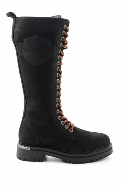 Harley Davidson Harley Davidson Pasos Kadın Siyah Nubuk Çizme