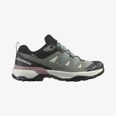 Salomon Salomon X Ultra 360 Leather Gore-Tex Kadın Yeşil/Siyah Outdoor Ayakkabı
