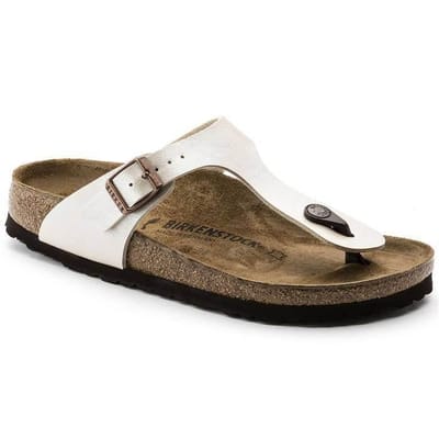 Birkenstock Birkenstock Gizeh BF Graceful Pearl White Kadın Terlik