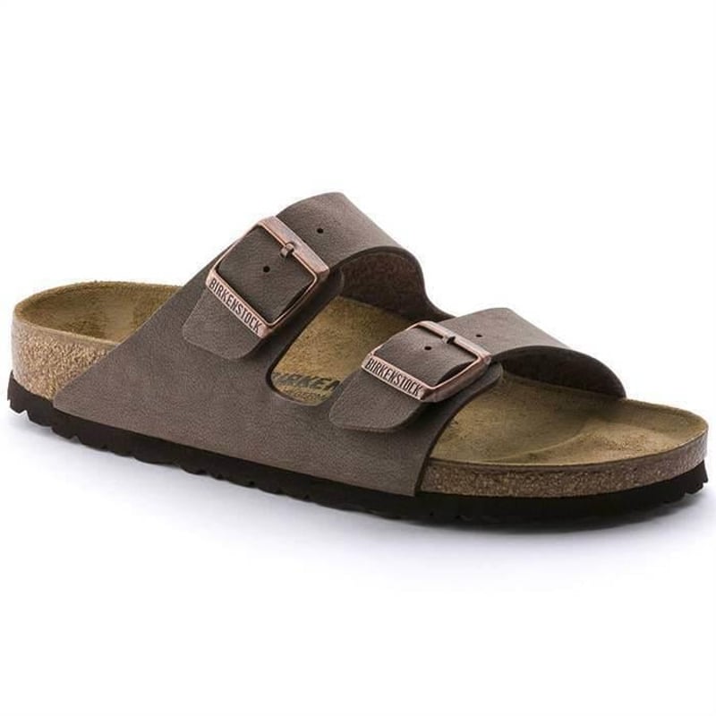Birkenstock Birkenstock Arizona BF Nubuk Mocca Erkek Terlik - 1