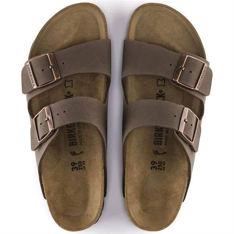 Birkenstock Birkenstock Arizona BF Nubuk Mocca Erkek Terlik - 4