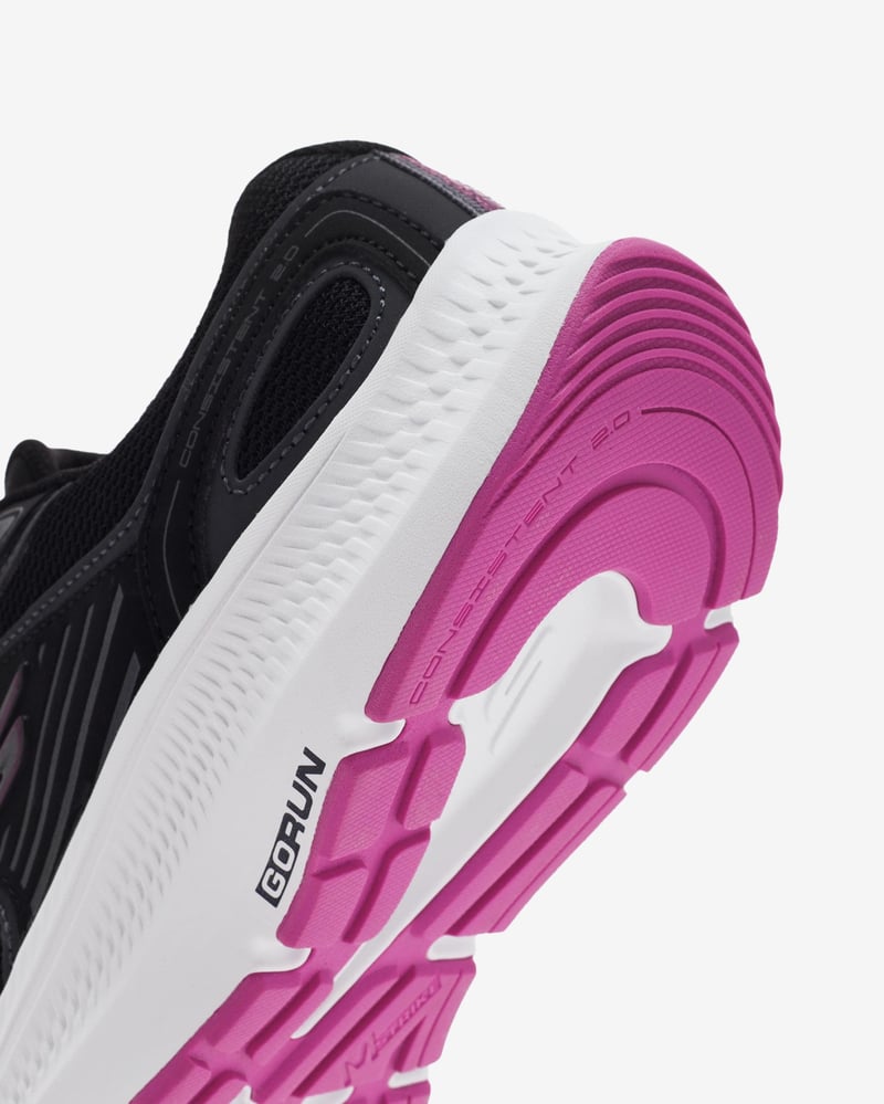 Skechers Skechers Go Run Consistent 2.0 - Advantage 128606 BKFS Kadın Siyah Koşu Ayakkabısı - 8