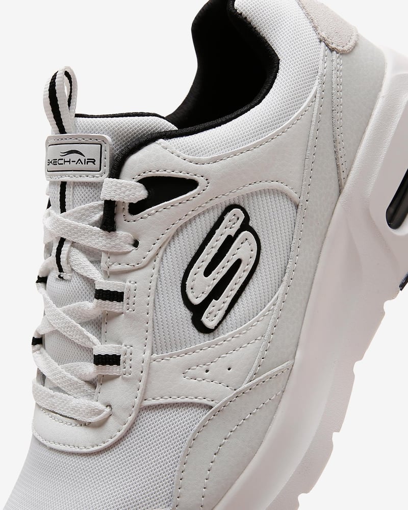 Skechers Skechers Skech - Air Court 232646 WBK Erkek Beyaz Sneakers - 9