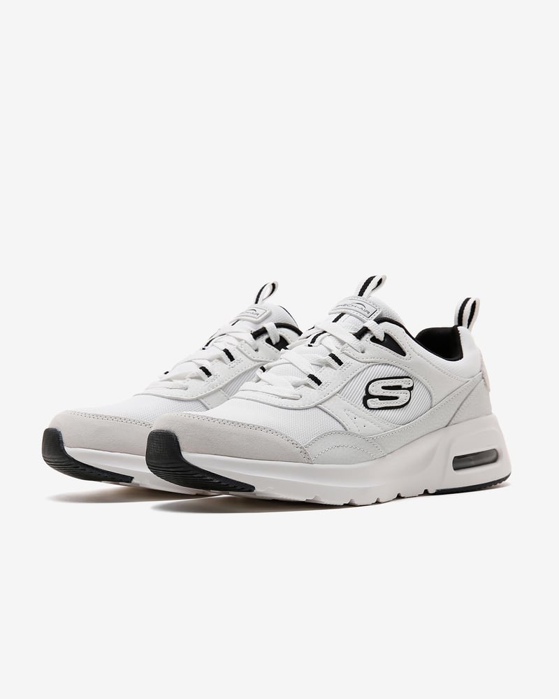 Skechers Skechers Skech - Air Court 232646 WBK Erkek Beyaz Sneakers - 3