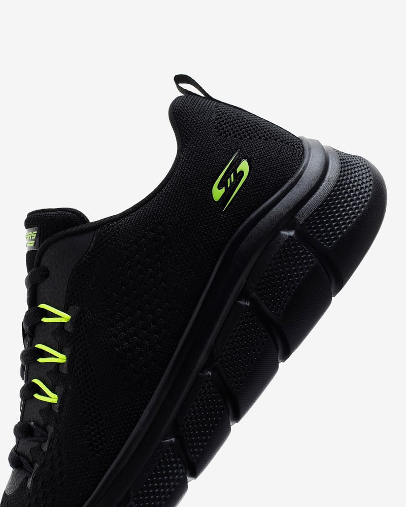 Skechers Skechers Bobs Sport B Flex - Electric Cool 118101 BBK Erkek Siyah Sneakers - 7