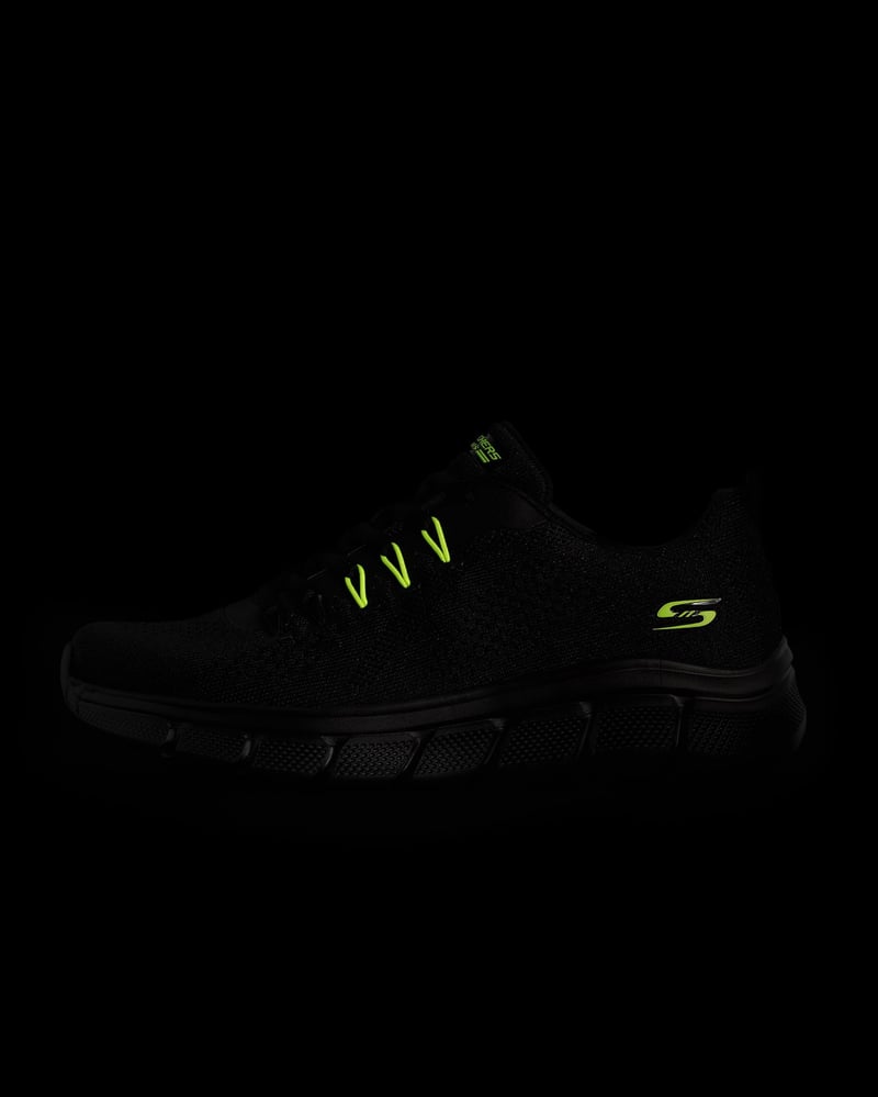 Skechers Skechers Bobs Sport B Flex - Electric Cool 118101 BBK Erkek Siyah Sneakers - 10