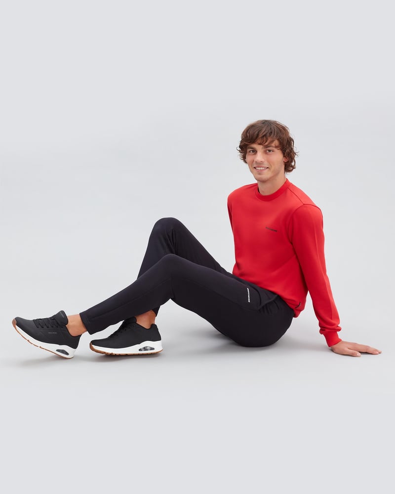 Skechers Skechers Uno - Stand On Air 52458 BLK Erkek Siyah Sneakers - 2