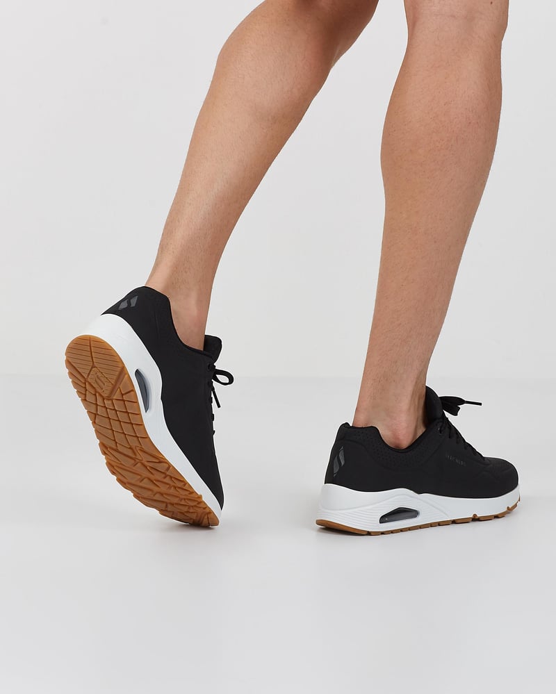 Skechers Skechers Uno - Stand On Air 52458 BLK Erkek Siyah Sneakers - 9
