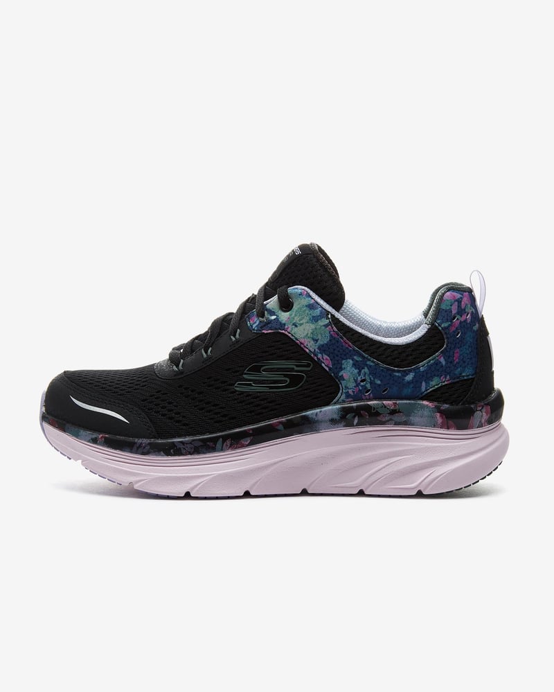 Skechers Skechers D'lux Walker - Floral Habits 149609 BKPR Kadın Siyah Yürüyüş Ayakkabısı - 1