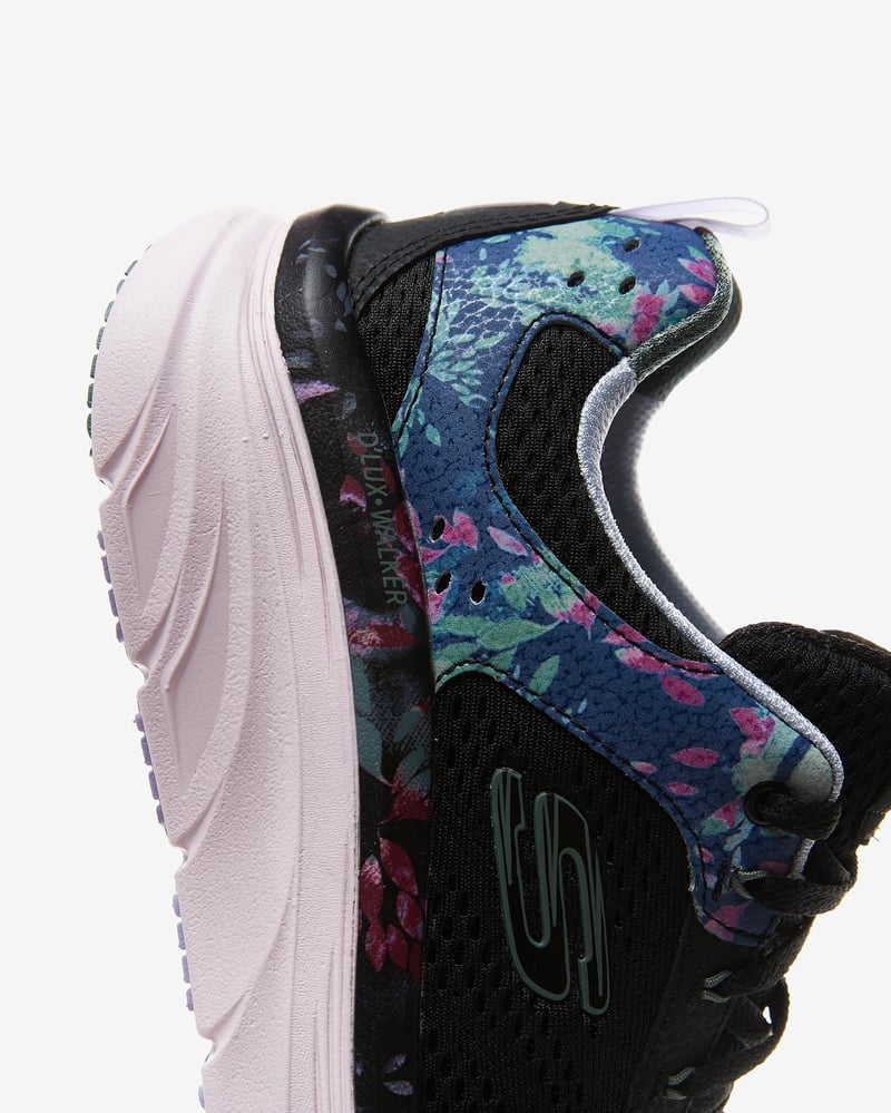 Skechers Skechers D'lux Walker - Floral Habits 149609 BKPR Kadın Siyah Yürüyüş Ayakkabısı - 7