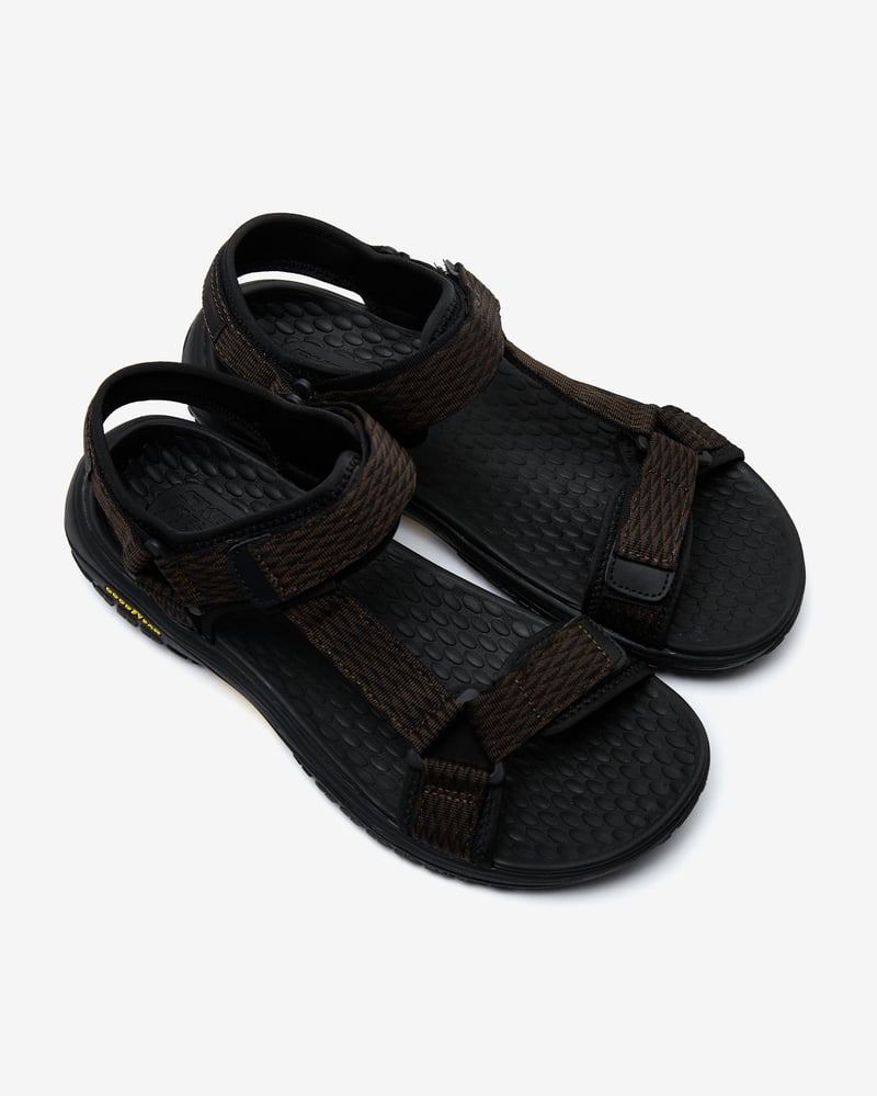 Skechers Skechers Lomell 204351 BRN Erkek Kahverengi Sandalet - 6