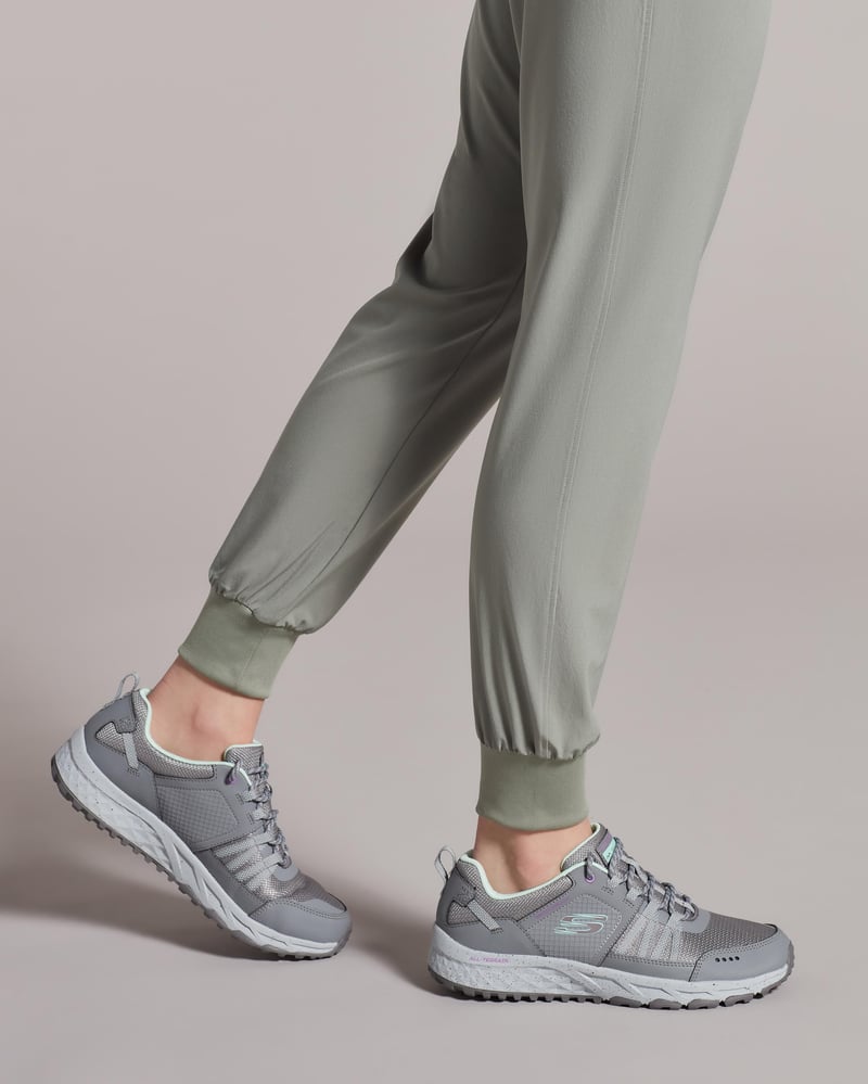 Skechers Skechers Escape Plan 180061 GYAQ Kadın Gri Outdoor Ayakkabı - 10