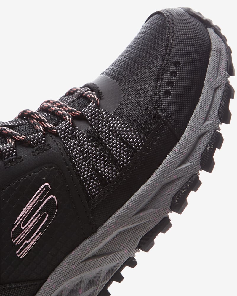 Skechers Skechers Escape Plan - Endless Pursuit 180061 BKHP Kadın Siyah Outdoor Ayakkabı - 10