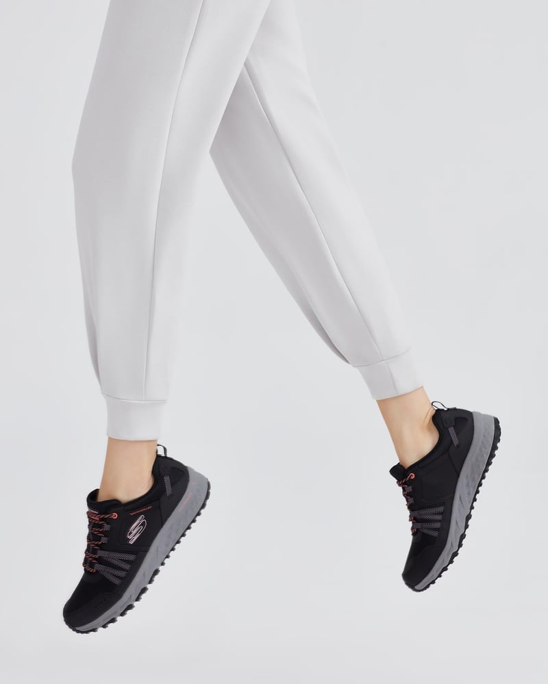 Skechers Skechers Escape Plan - Endless Pursuit 180061 BKHP Kadın Siyah Outdoor Ayakkabı - 6