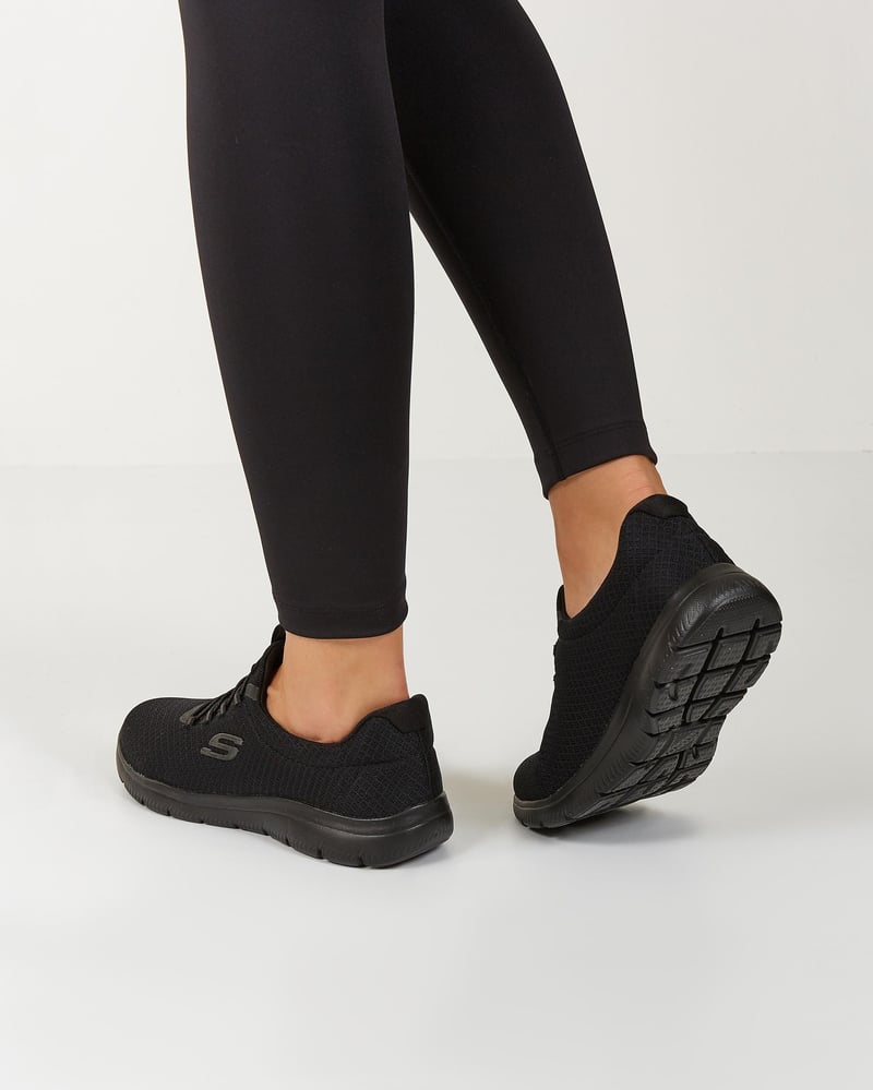 Skechers Skechers Summits 52811TK BBK Erkek Siyah Günlük Ayakkabı - 9