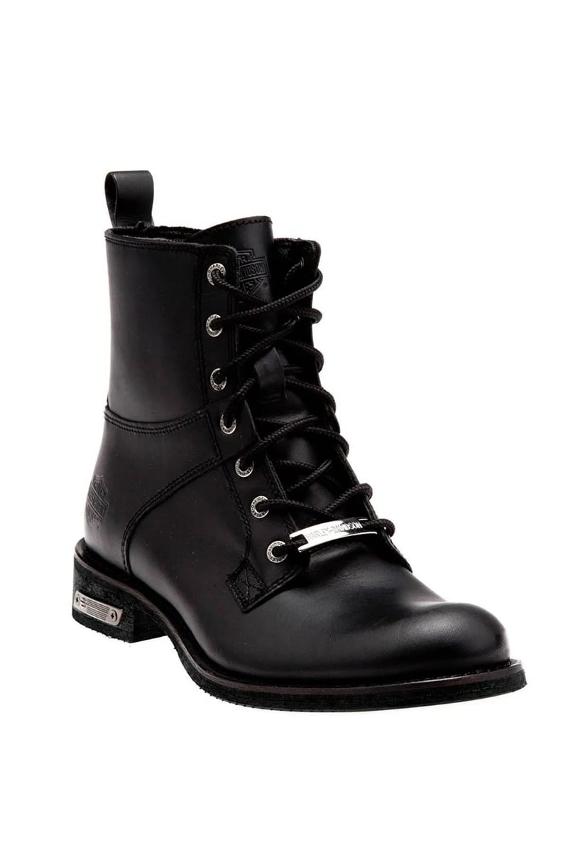 Harley Davidson Harley Davidson Edward Erkek Siyah Deri Bot - 1