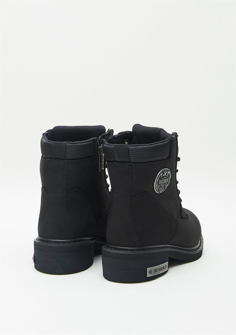 Harley Davidson Harley Davidson Jim Erkek Siyah Nubuk Bot - 3