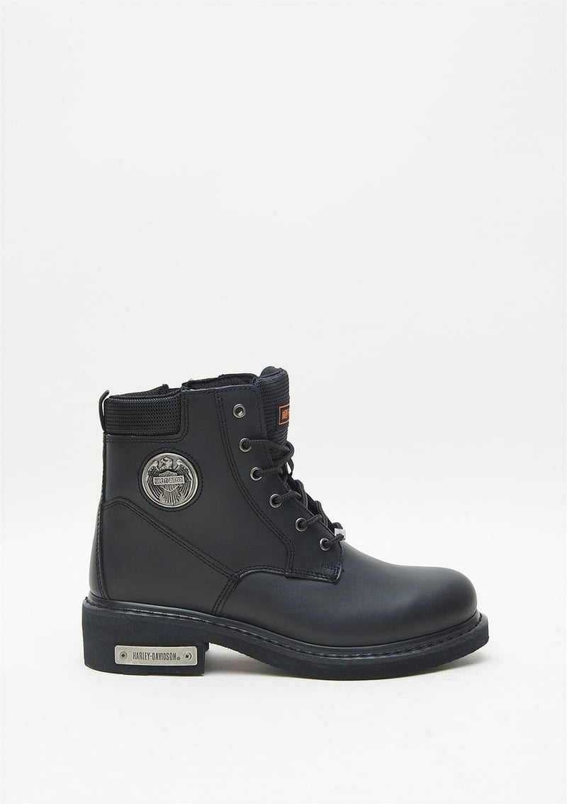 Harley Davidson Harley Davidson Jim Erkek Deri Siyah Bot - 2
