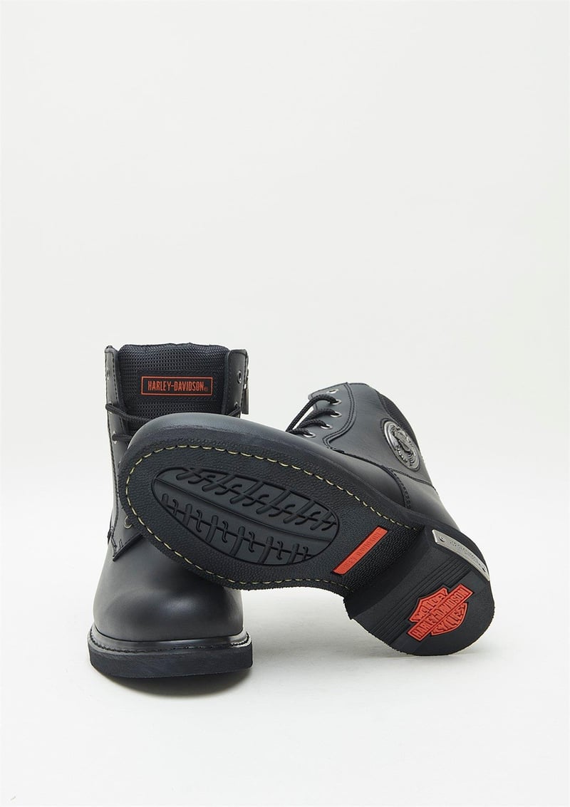 Harley Davidson Harley Davidson Jim Erkek Deri Siyah Bot - 4
