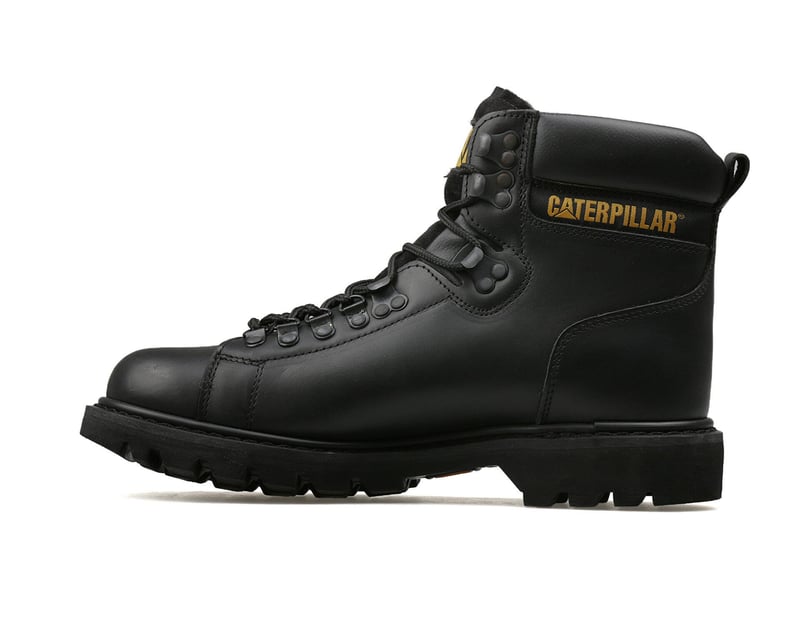 Caterpillar Caterpillar Alaska Black Erkek Deri Siyah Bot 015M100008 - 2