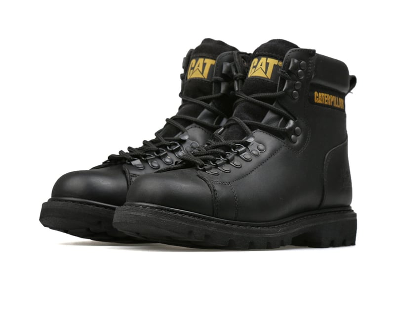 Caterpillar Caterpillar Alaska Black Erkek Deri Siyah Bot 015M100008 - 3