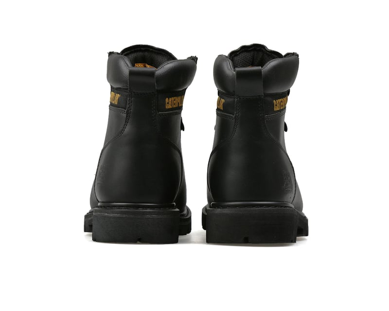 Caterpillar Caterpillar Alaska Black Erkek Deri Siyah Bot 015M100008 - 4