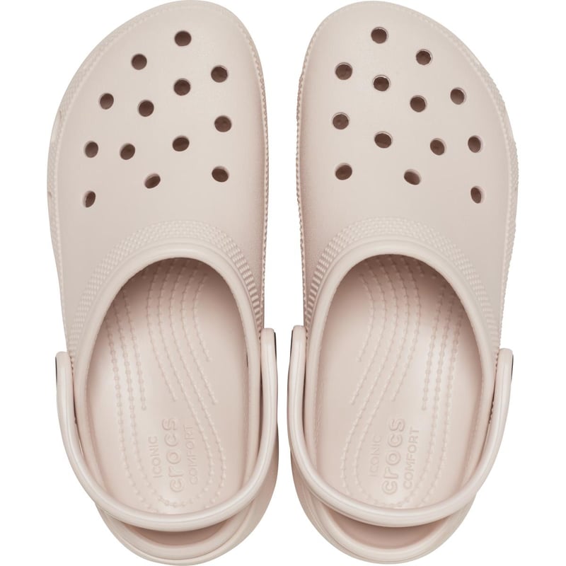 Crocs Crocs Classic Platform Clog 206750-6UR Kadın Pudra Rengi Terlik - 6