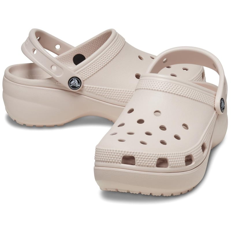 Crocs Crocs Classic Platform Clog 206750-6UR Kadın Pudra Rengi Terlik - 3