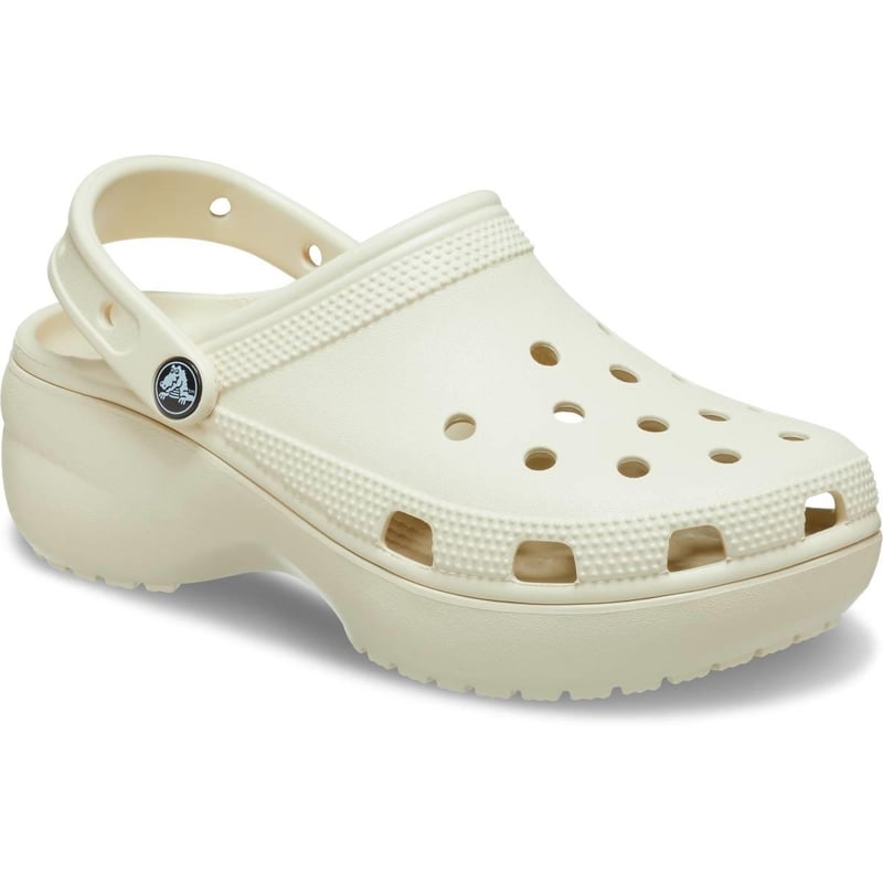Crocs Crocs Classic Platform Clog 206750-2Y2 Kadın Kemik Rengi Terlik - 5