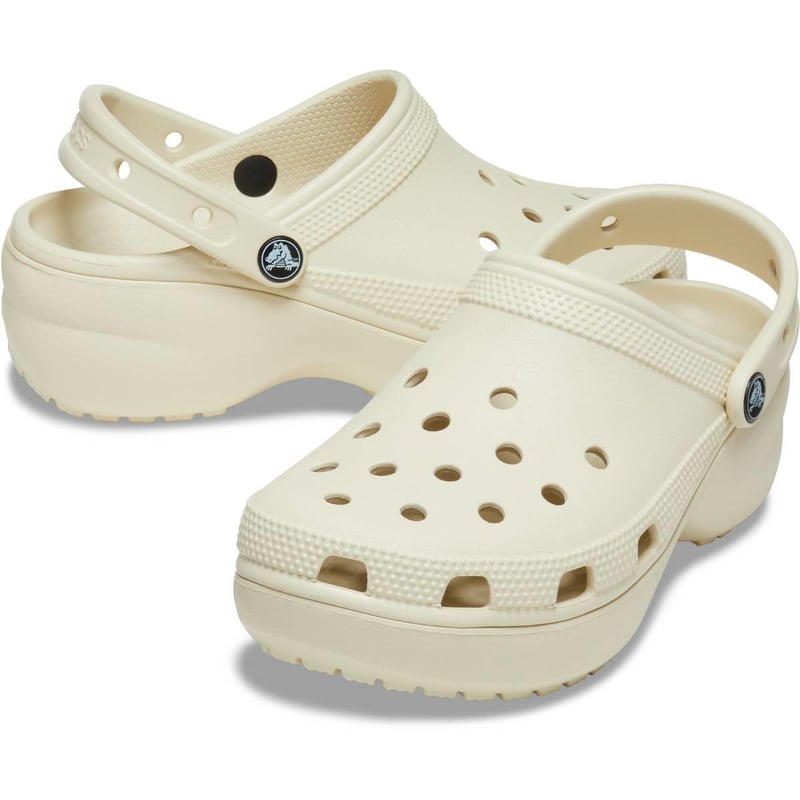 Crocs Crocs Classic Platform Clog 206750-2Y2 Kadın Kemik Rengi Terlik - 2