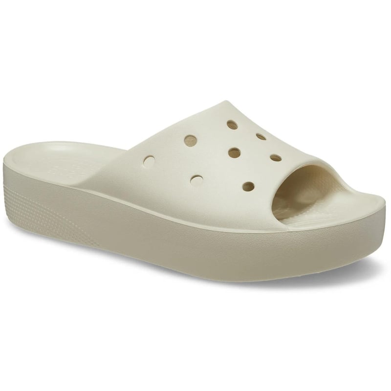 Crocs Crocs Classic Platform Clog 208180-2Y2 Kadın Bej Terlik - 2