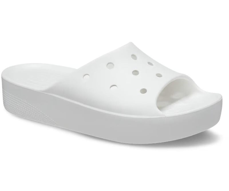Crocs Crocs Classic Platform Clog 208180-100 Kadın Beyaz Terlik - 2