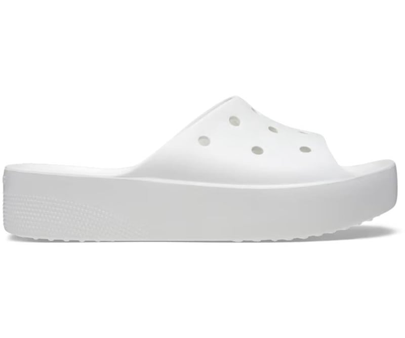 Crocs Crocs Classic Platform Clog 208180-100 Kadın Beyaz Terlik - 1