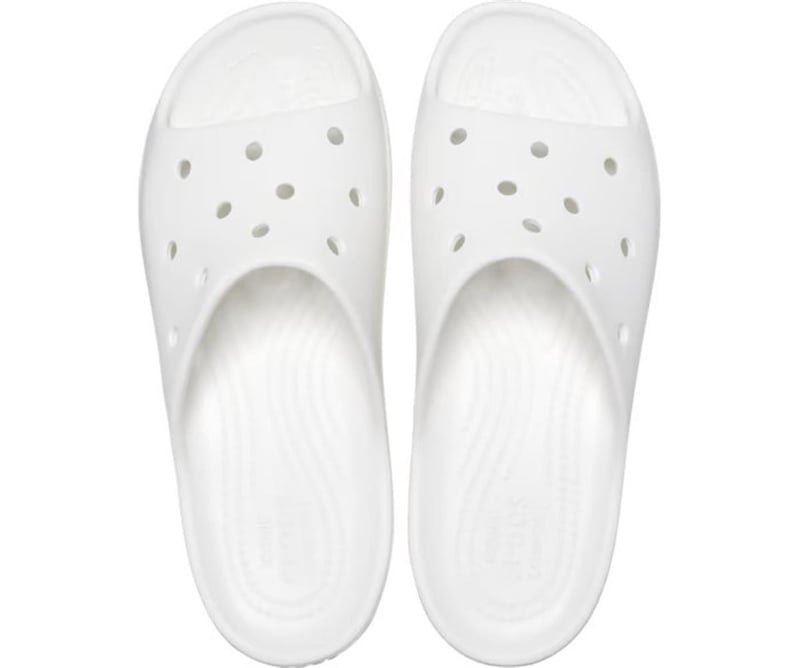 Crocs Crocs Classic Platform Clog 208180-100 Kadın Beyaz Terlik - 4